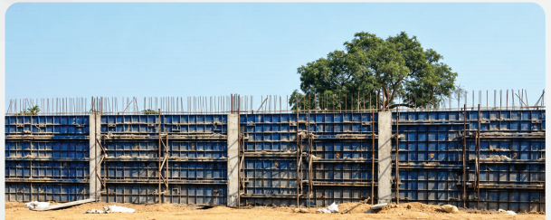 Hindon air force station wall casting